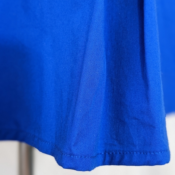 ☀️Apt 9 NWT pleated top Large blue - Picture 8 of 14